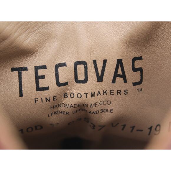 Tecovas Earl Roper Boot Mens 10 D Brown Leather Western Cowboy Workwear Outdoor main image 6